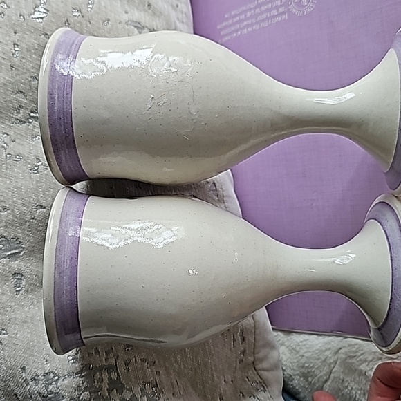 Fabulous pottery chalice pair - Picture 6 of 8